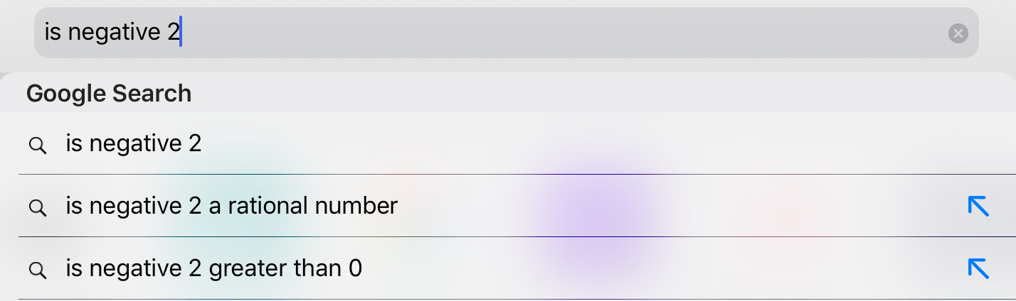 Well, it's negative, so of course not