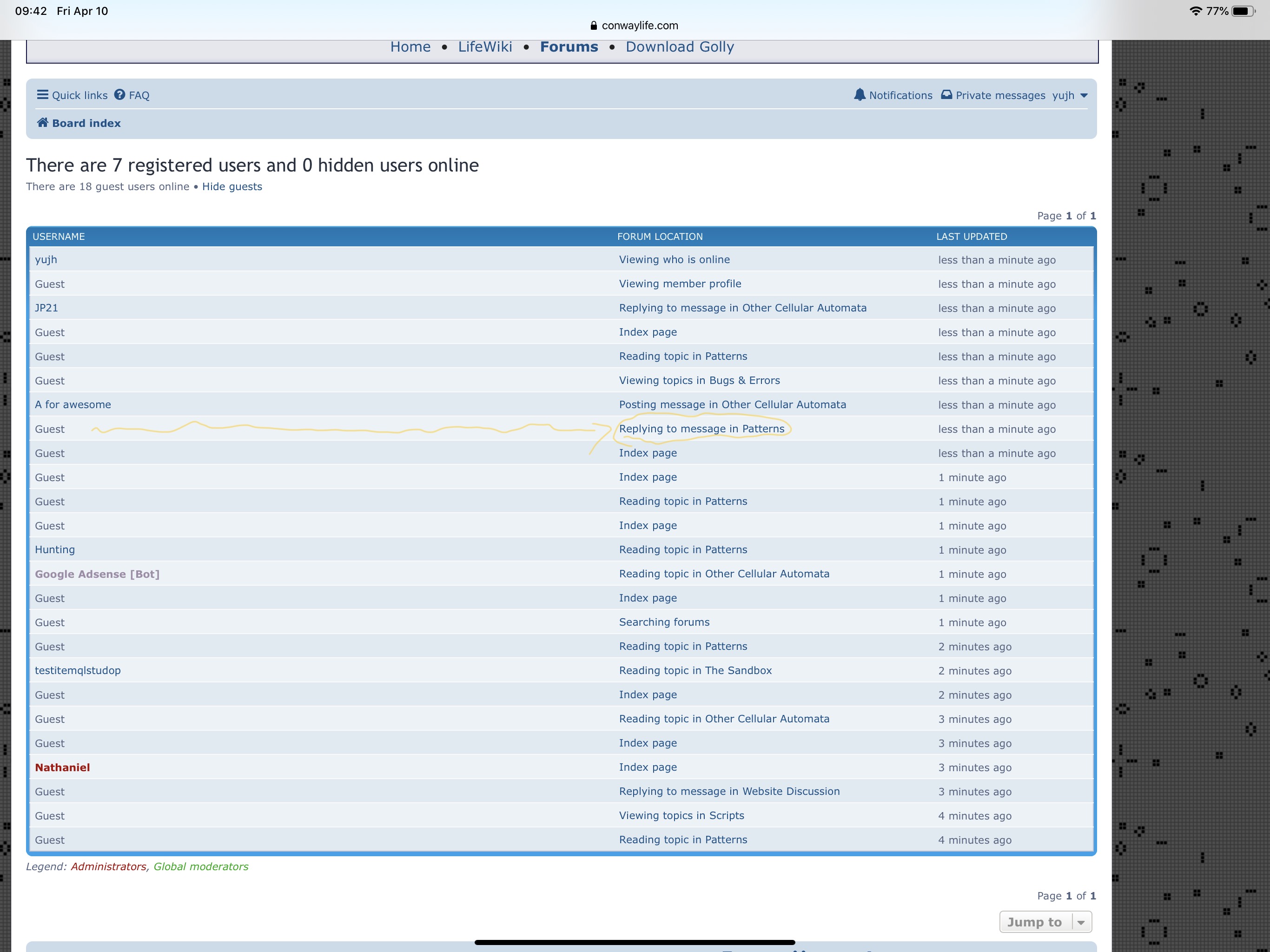 A long long time ago, there was a guest replying to messages(what is that?)