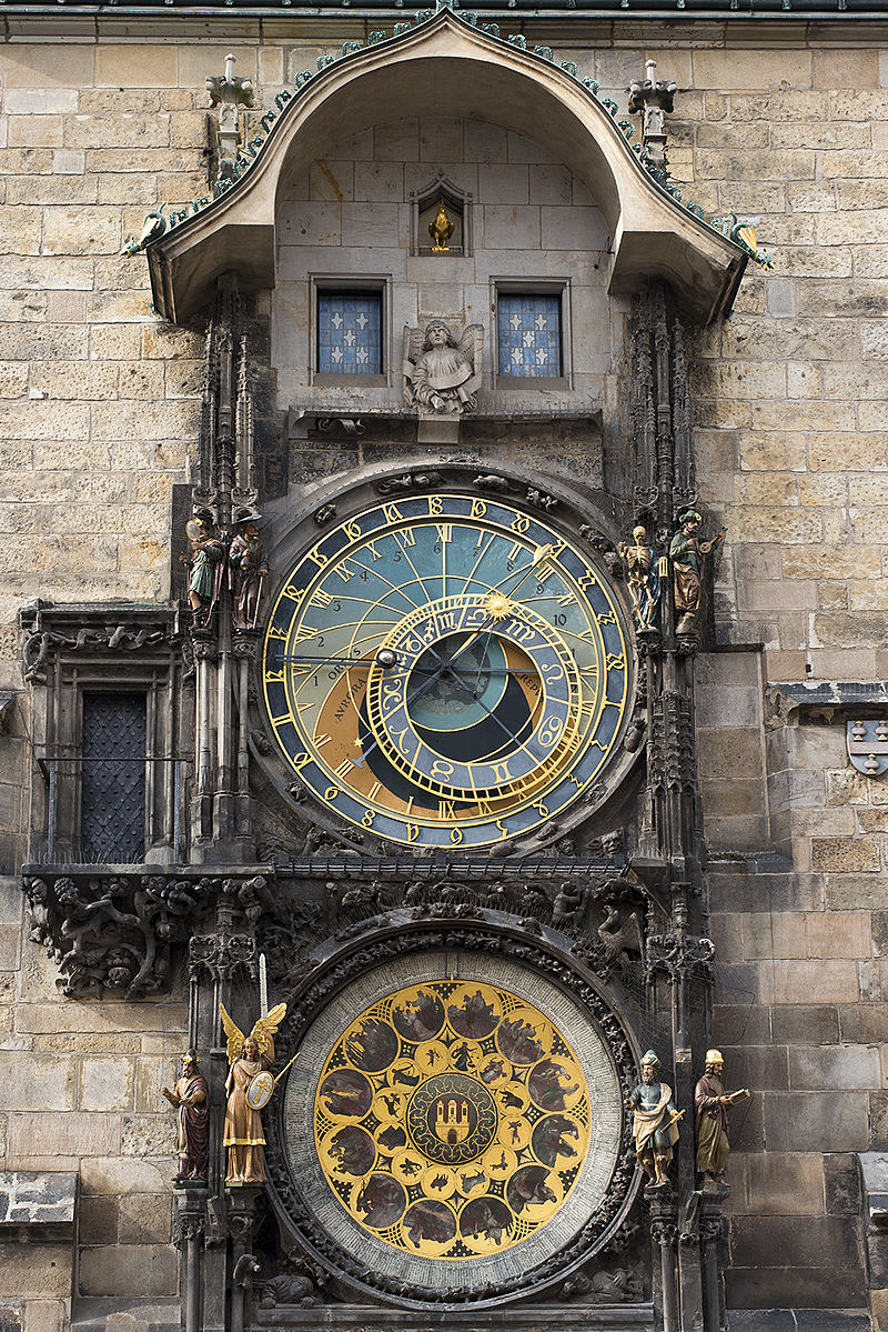 his grave is a few feet from this clock...